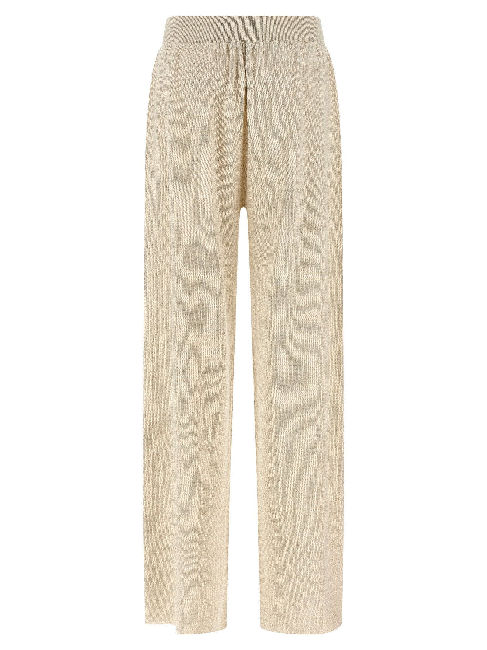 Trousers by Fabiana Filippi for women in viscose polyester cotton gold presents a smart silhouette, meticulously detailed with a smart straight-leg & wide, a smart long, and a smart .