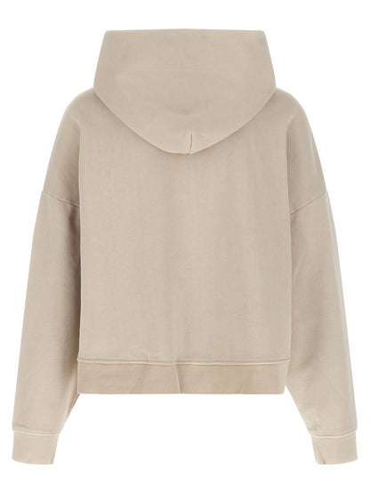 Sweatshirt Hoodie by Entire Studios for men in organic cotton beige features an luminous silhouette, showcasing a sophisticated hooded neckline and for a truly luminous look.