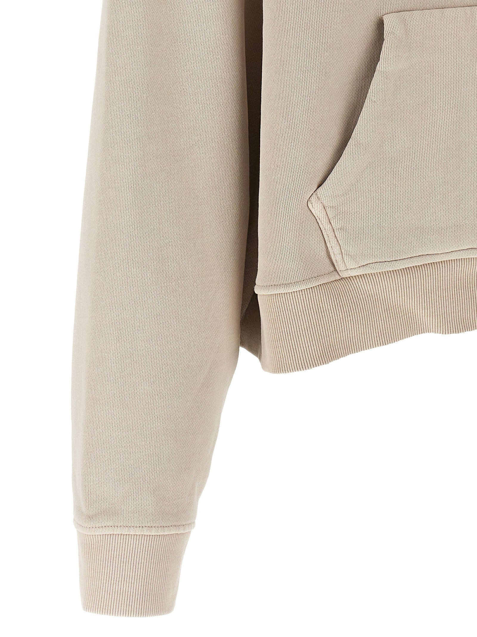 Sweatshirt Hoodie by Entire Studios for men in organic cotton beige features an luminous silhouette, showcasing a sophisticated hooded neckline and for a truly luminous look.