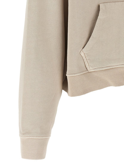 Sweatshirt Hoodie by Entire Studios for men in organic cotton beige features an luminous silhouette, showcasing a sophisticated hooded neckline and for a truly luminous look.