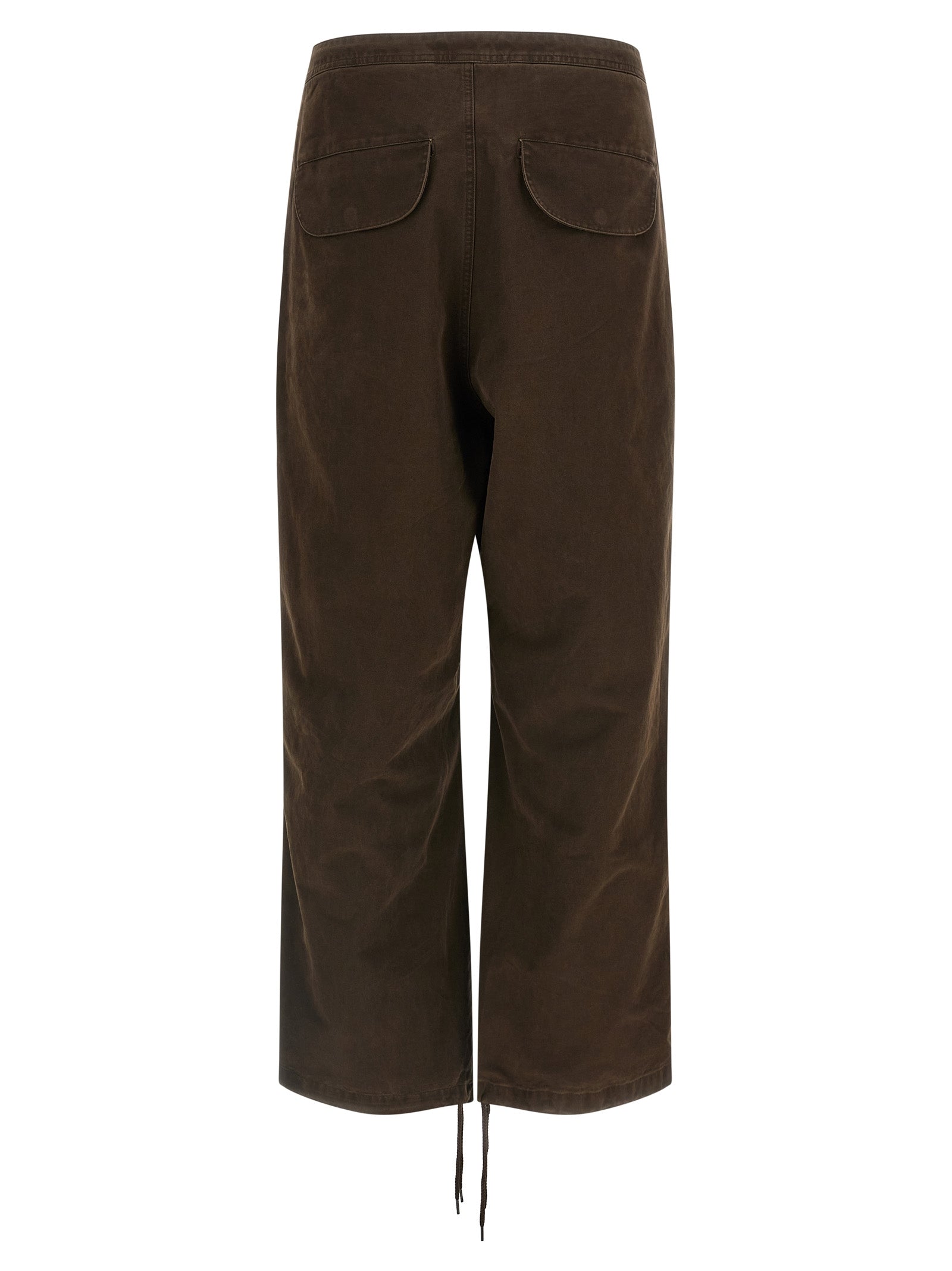 Cargo Pants by Entire Studios for men in cotton brown features an smart casual straight-leg & wide and long, expertly tailored with a and smart casual utilitarian details for a sophisticated look.
