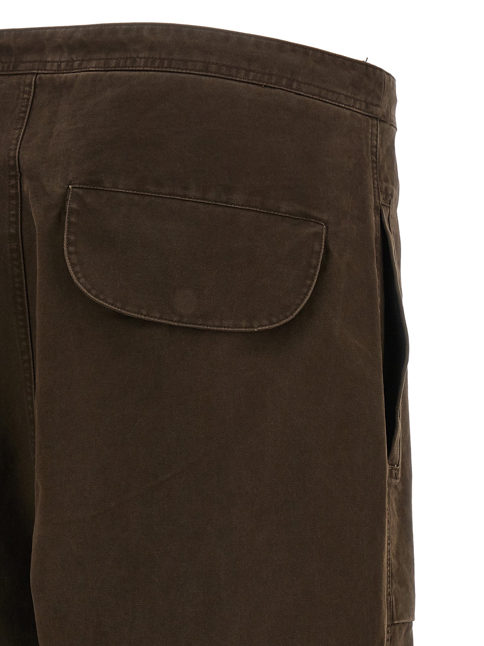 Cargo Pants by Entire Studios for men in cotton brown features an stylish straight-leg & wide with a long and , expertly finished with stylish utility detailing.