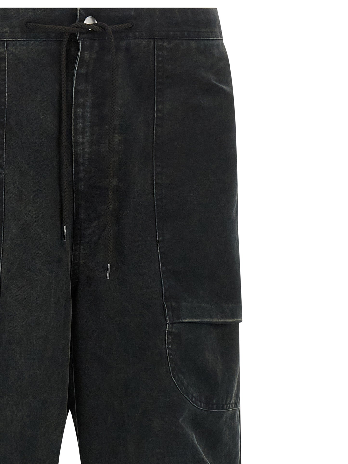Cargo Pants by Entire Studios for men in cotton black features a architectural straight & wide with a architectural long and architectural .