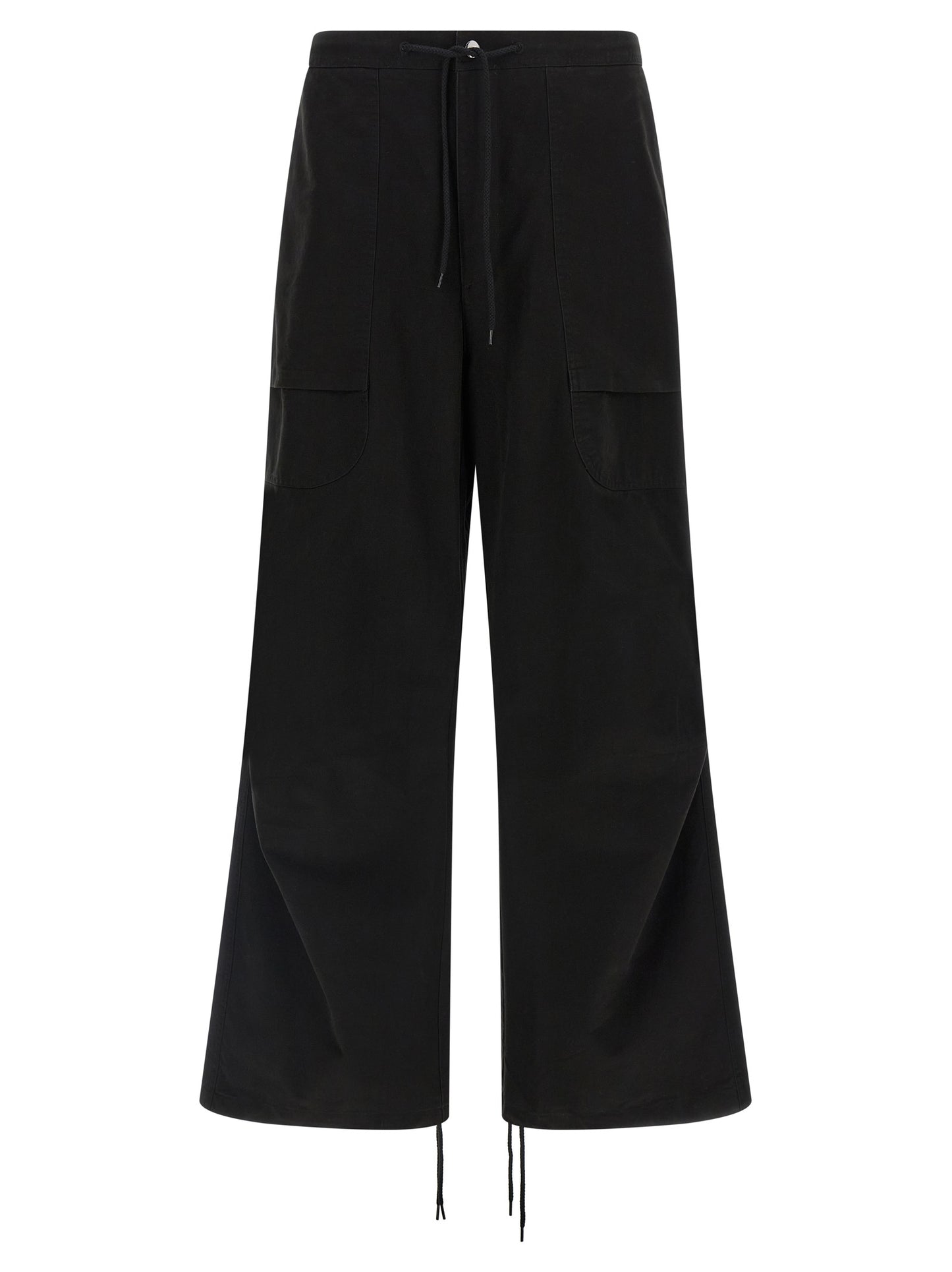 Cargo Pants by Entire Studios for men in cotton black features a architectural straight-leg & wide with a architectural long and architectural .