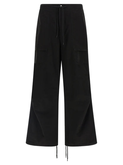 Cargo Pants by Entire Studios for men in cotton black features a architectural straight-leg & wide with a architectural long and architectural .