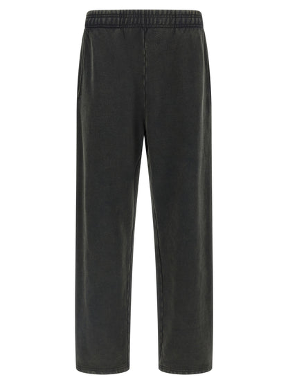 Joggers by Entire Studios for men in cotton gray features a polished silhouette with a polished straight-leg & wide, reaching a polished long and finished with a polished .