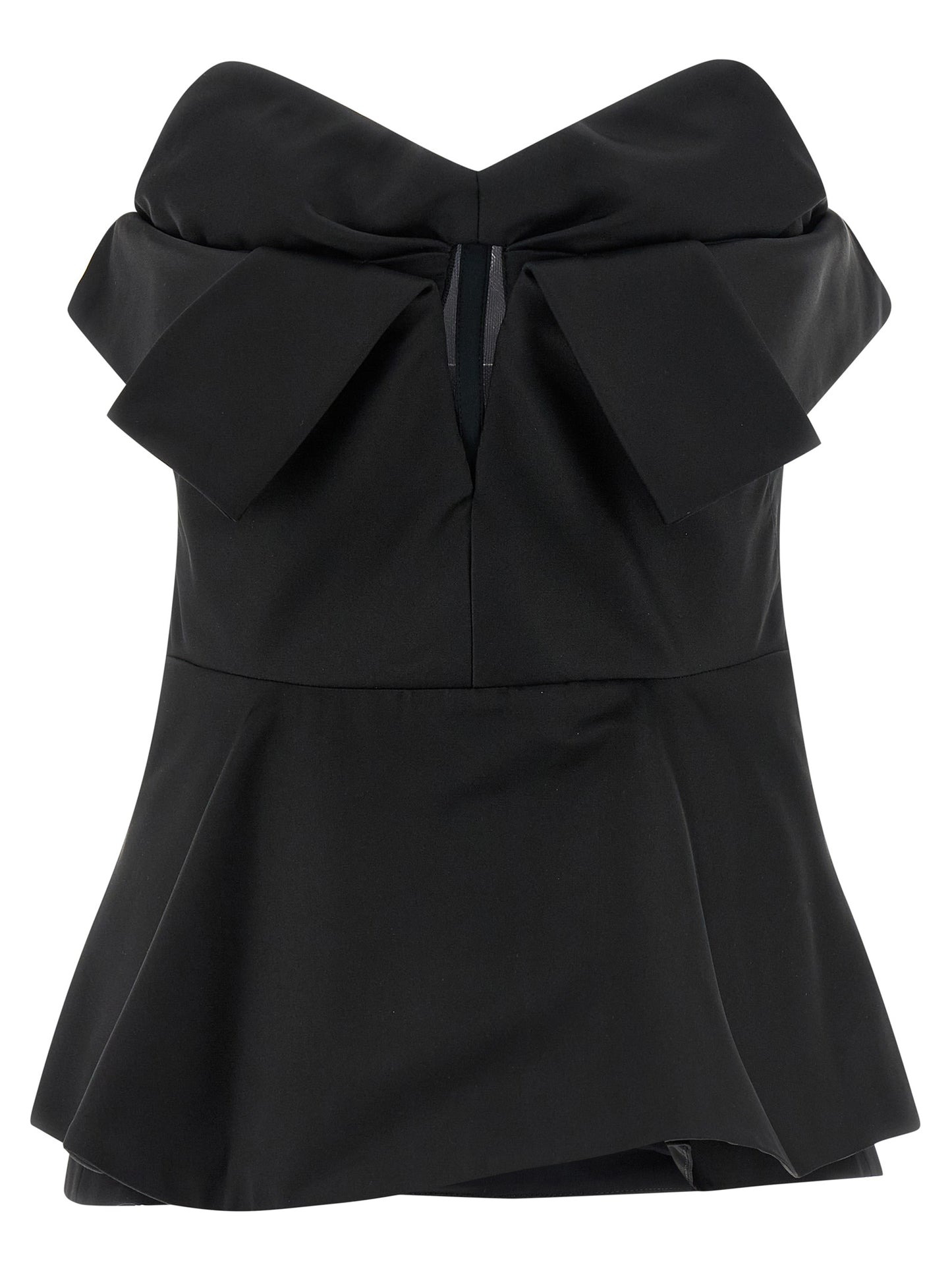 Tank Top by Alexander McQueen for women in polyester & silk black showcases a sumptuous silhouette, artfully detailed with a sumptuous and sleeveless for a truly sumptuous finish.
