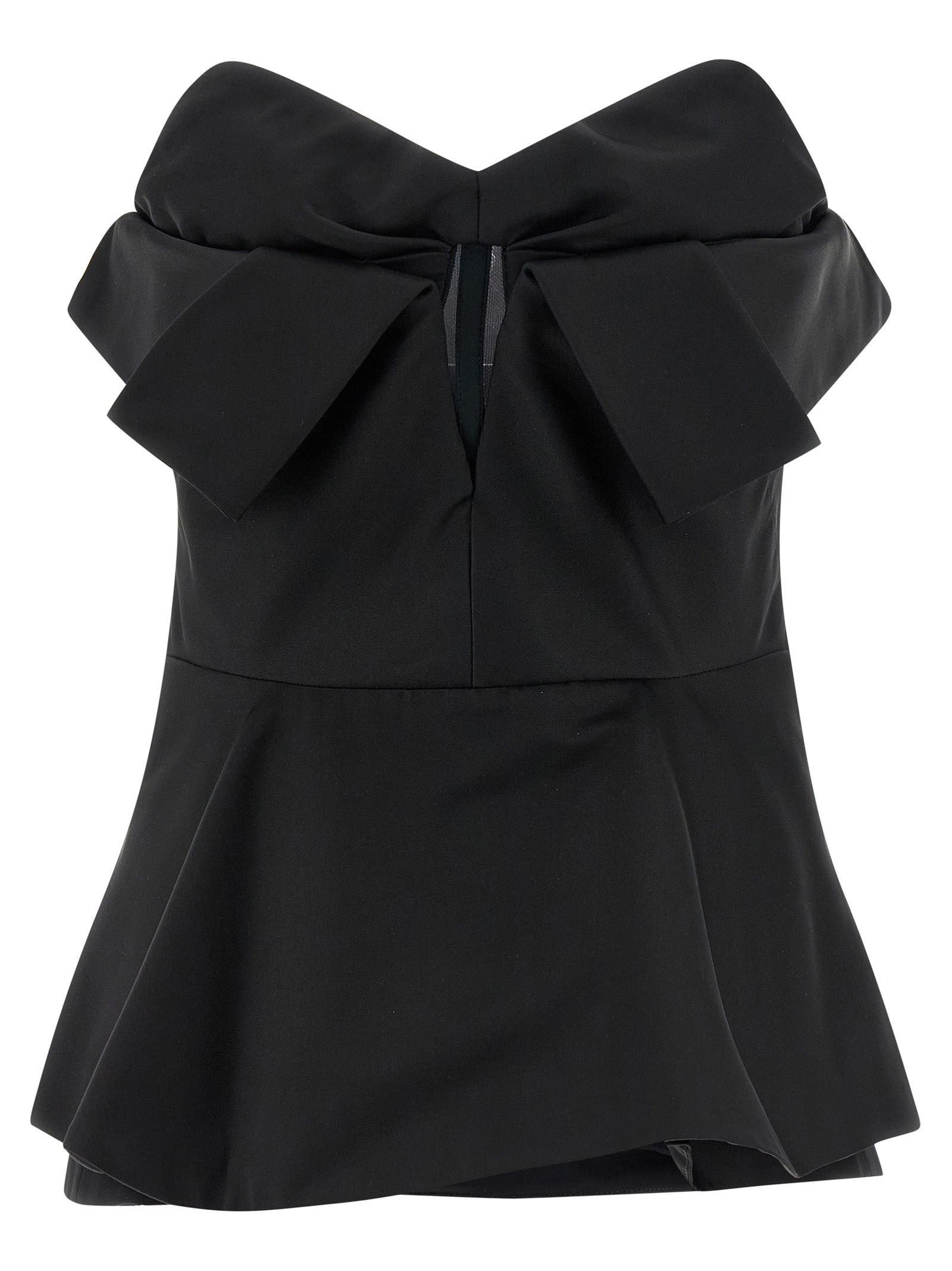 Tank Top by Alexander McQueen for women in polyester & silk black showcases a sumptuous silhouette, artfully detailed with a sumptuous and sleeveless for a truly sumptuous finish.