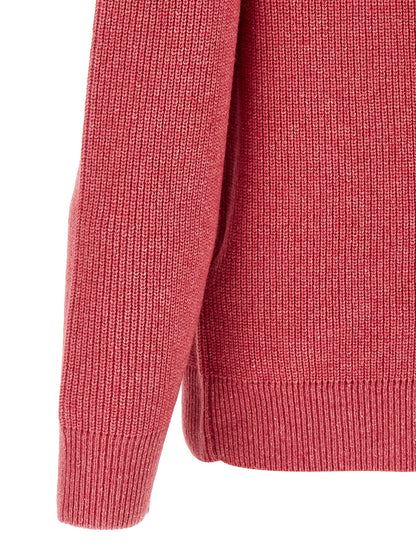Cardigan by J.W.Anderson for men in cotton & wool horn, multicolor & pink showcases a captivating silhouette, artfully detailed with a captivating and for a truly sophisticated captivating look.