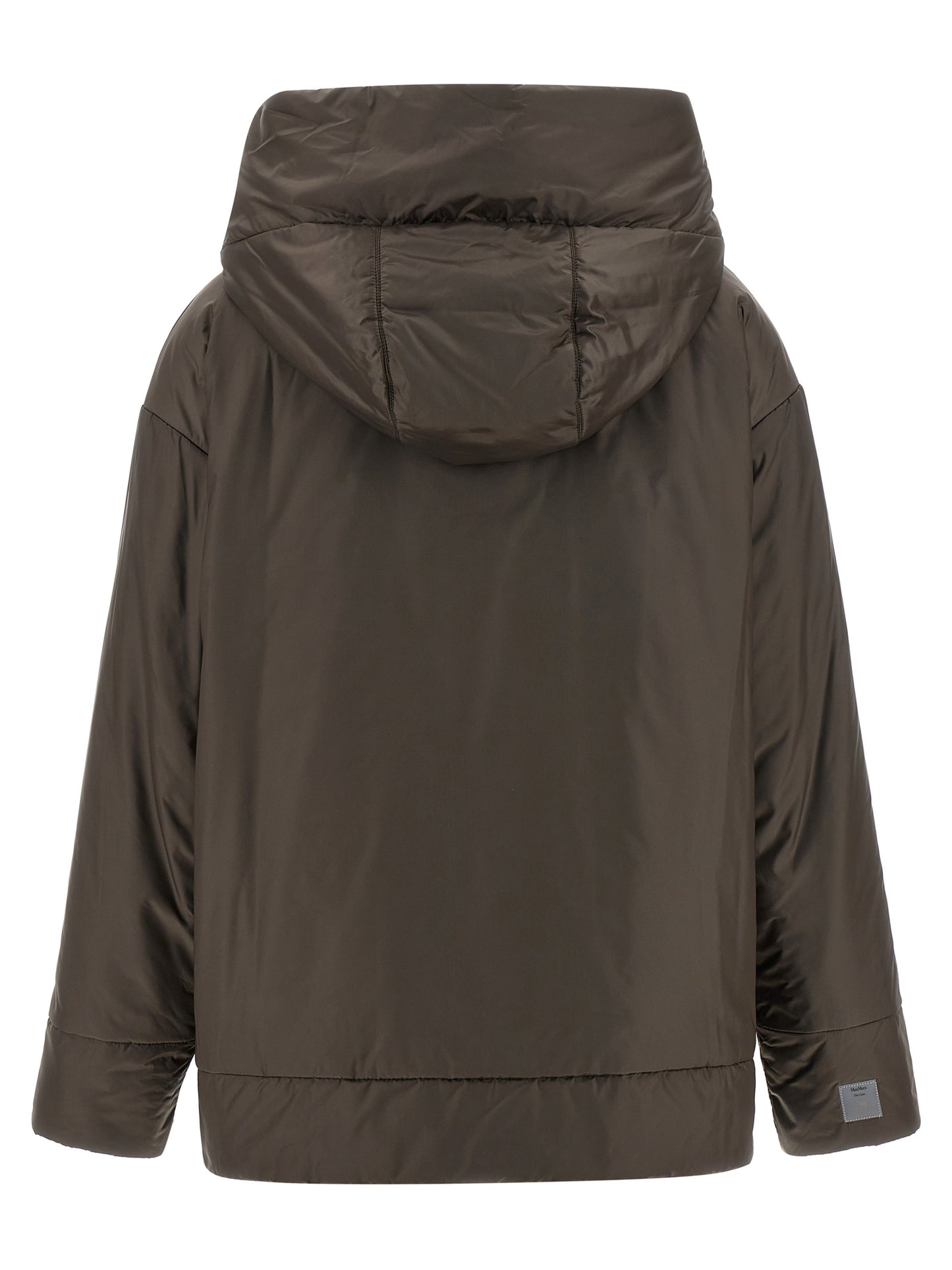 Hooded Windbreaker Jacket by Max Mara for women in polyester canvas brown features an perennial silhouette with a refined hooded neckline and perennial water-resistant, pockets, hooded, insulated & windproof for a sophisticated weather-resistant look.