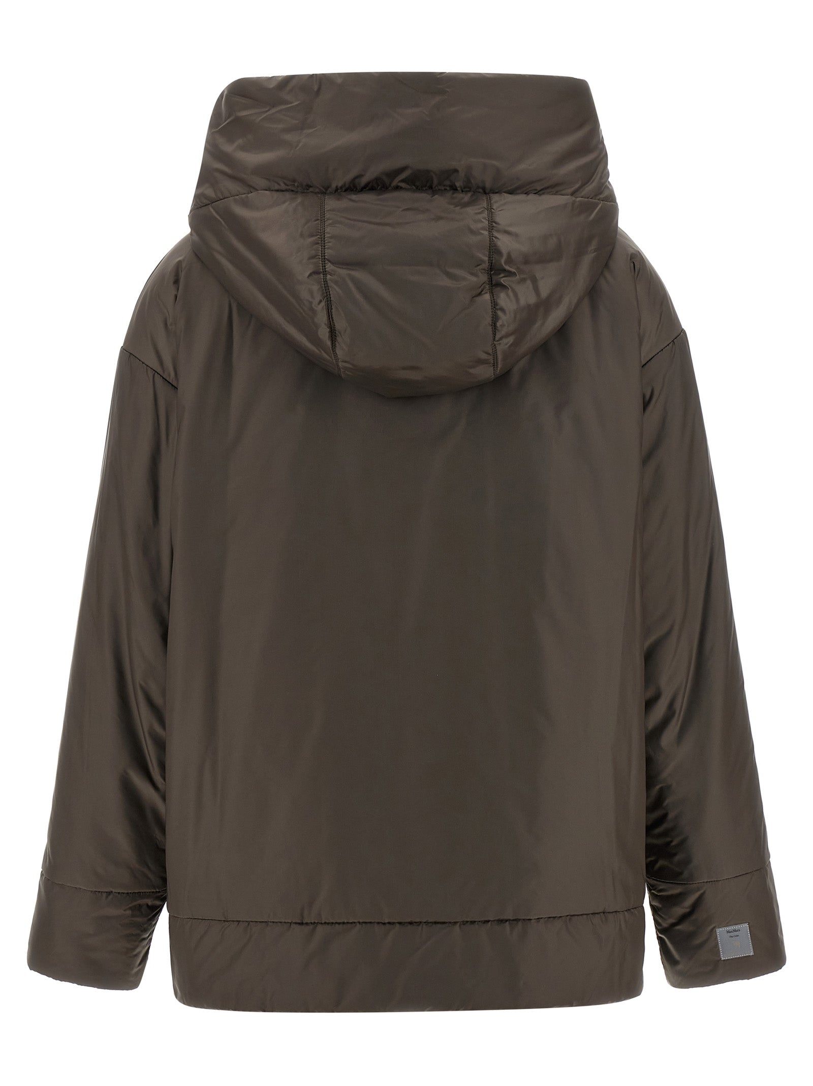 Hooded Windbreaker Jacket by Max Mara for women in polyester canvas brown features an perennial silhouette with a refined hooded neckline and perennial water-resistant, pockets, hooded, insulated & windproof for a sophisticated weather-resistant look.