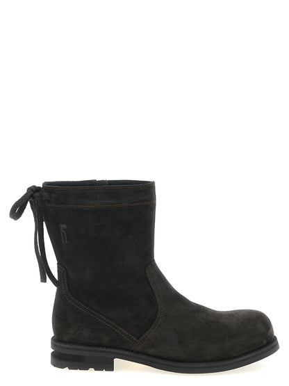 Kiko Kostadinov Brown Calfskin Ankle Boots
