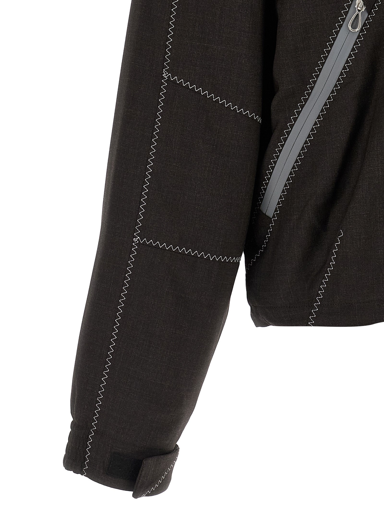 Overcoat by Kiko Kostadinov for men in virgin wool brown presents a luxurious silhouette, showcasing a luxurious and sophisticated pockets for a premium, luxurious look.