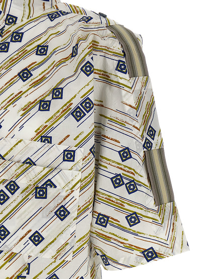 Shirt by Kiko Kostadinov for men in cotton multicolor showcases a sublime silhouette, artfully detailed with a sublime and for a sophisticated, sublime finish.