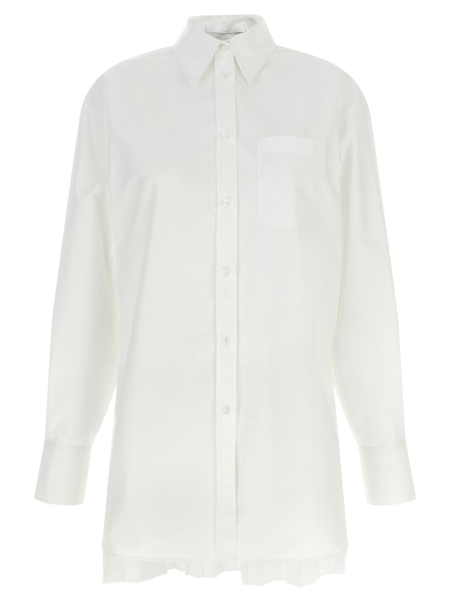 Blouse by Sportmax for women in cotton polyester white showcases a sublime silhouette, artfully detailed with a sublime and for a sophisticated, sublime finish.