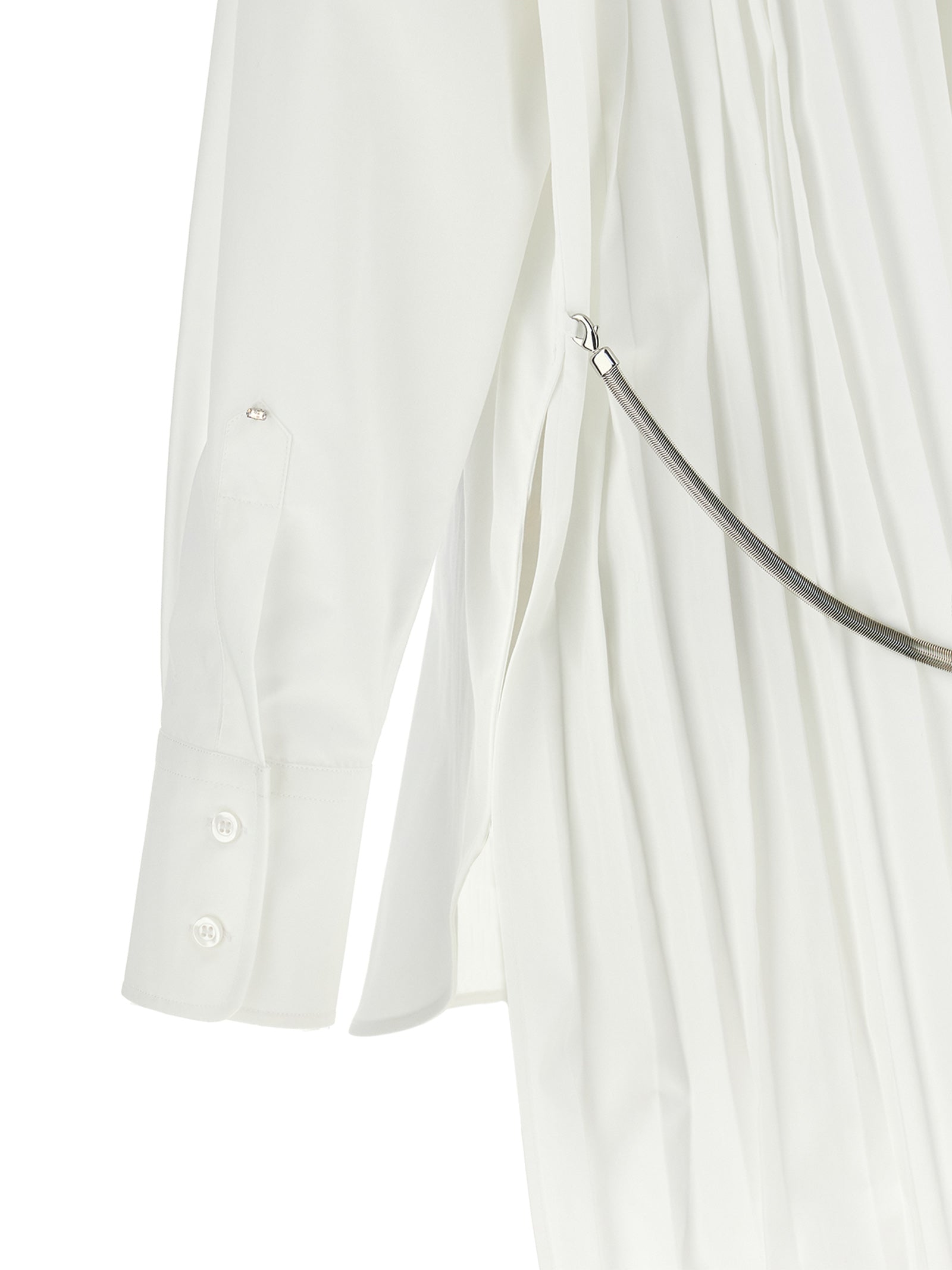 Blouse by Sportmax for women in cotton polyester white presents a discerning silhouette, showcasing a sophisticated and for a truly discerning finish.