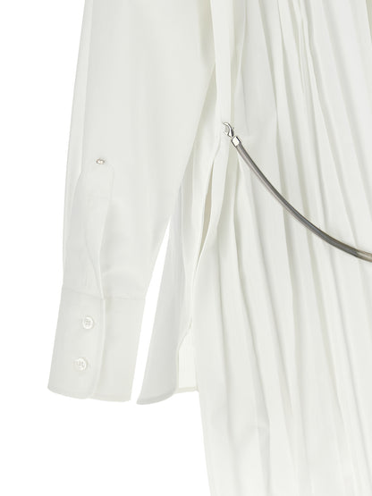 Blouse by Sportmax for women in cotton polyester white presents a discerning silhouette, showcasing a sophisticated and for a truly discerning finish.