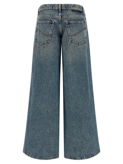 Stella McCartney Blue Cotton Jeans Denim