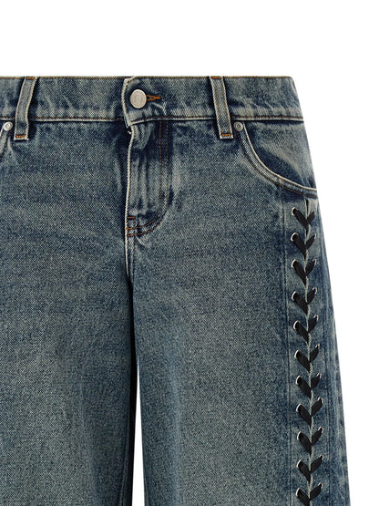 Stella McCartney Blue Cotton Jeans Denim