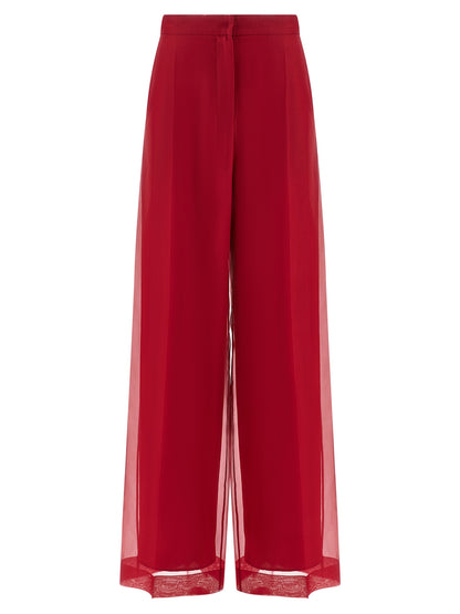 Max Mara Multicolor Silk Casual Pants