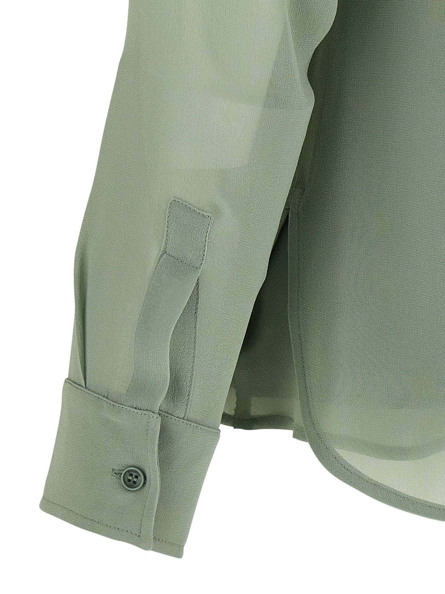 Max Mara Women's Silk Blouse - Bicolour Green Transparent