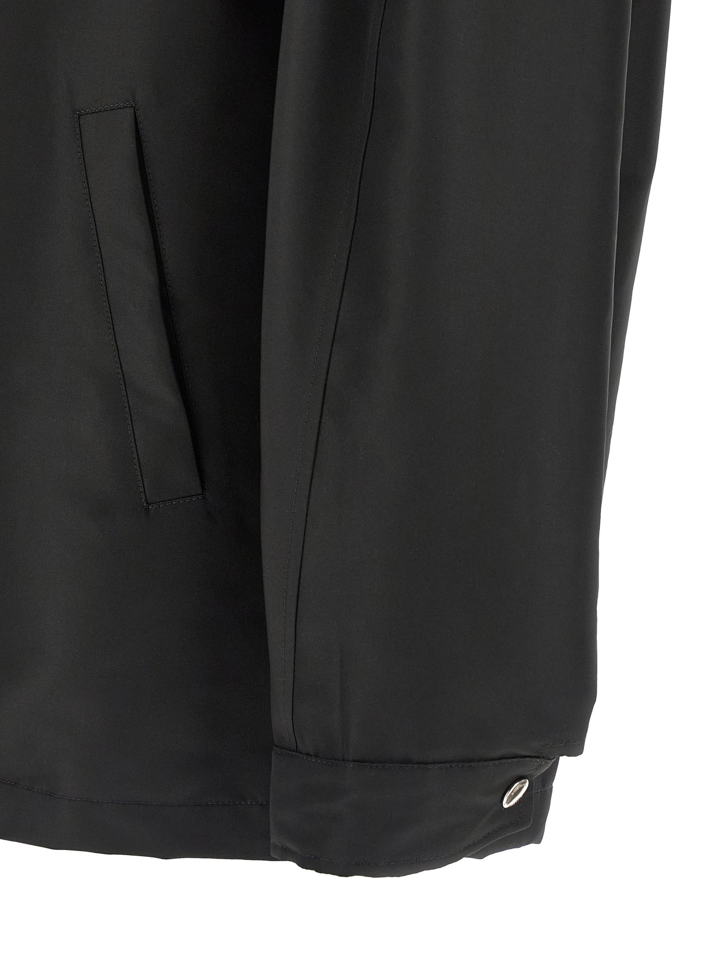 Jacket by Givenchy for men in polyester & viscose black features a smart silhouette, perfectly accentuated by its unique and functional pockets for a smart finish.