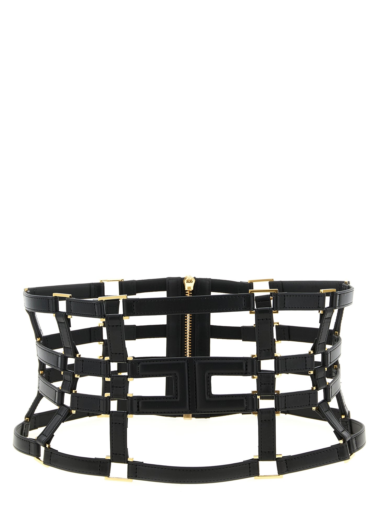 Belt by Elisabetta Franchi for women in polyethylene polyurethane leather black features an distinguished design, perfectly showcasing the sophisticated craftsmanship of this distinguished Polyethylene Polyurethane leather Belt.
