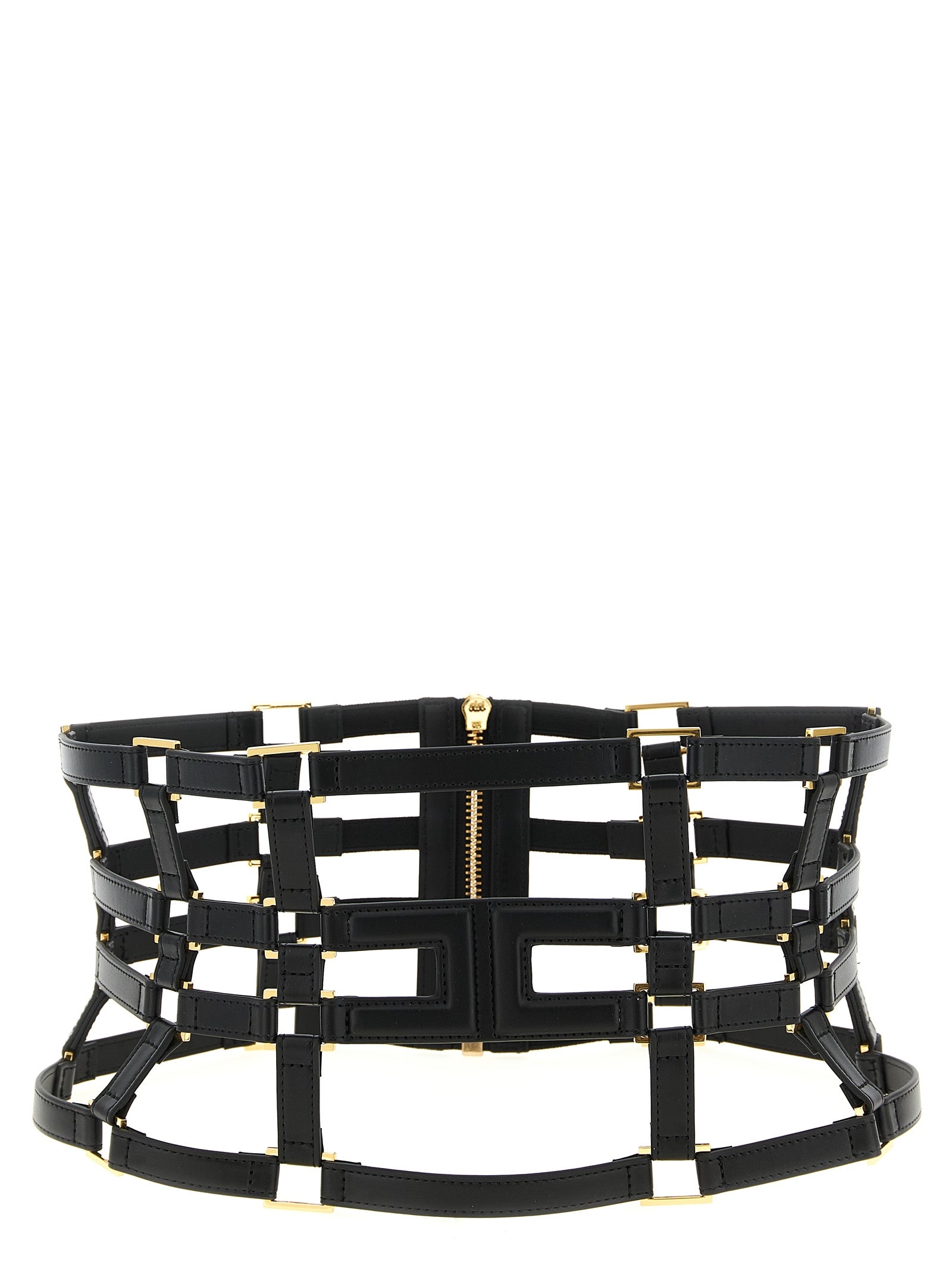 Belt by Elisabetta Franchi for women in polyethylene polyurethane leather black features an distinguished design, perfectly showcasing the sophisticated craftsmanship of this distinguished Polyethylene Polyurethane leather Belt.