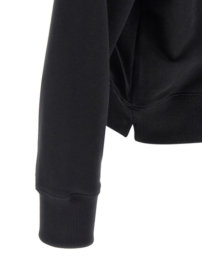Sweatshirt Hoodie by Off-White for men in cotton black, white & print showcases a city-ready silhouette, artfully detailed with a signature hooded neckline and for a city-ready finish.