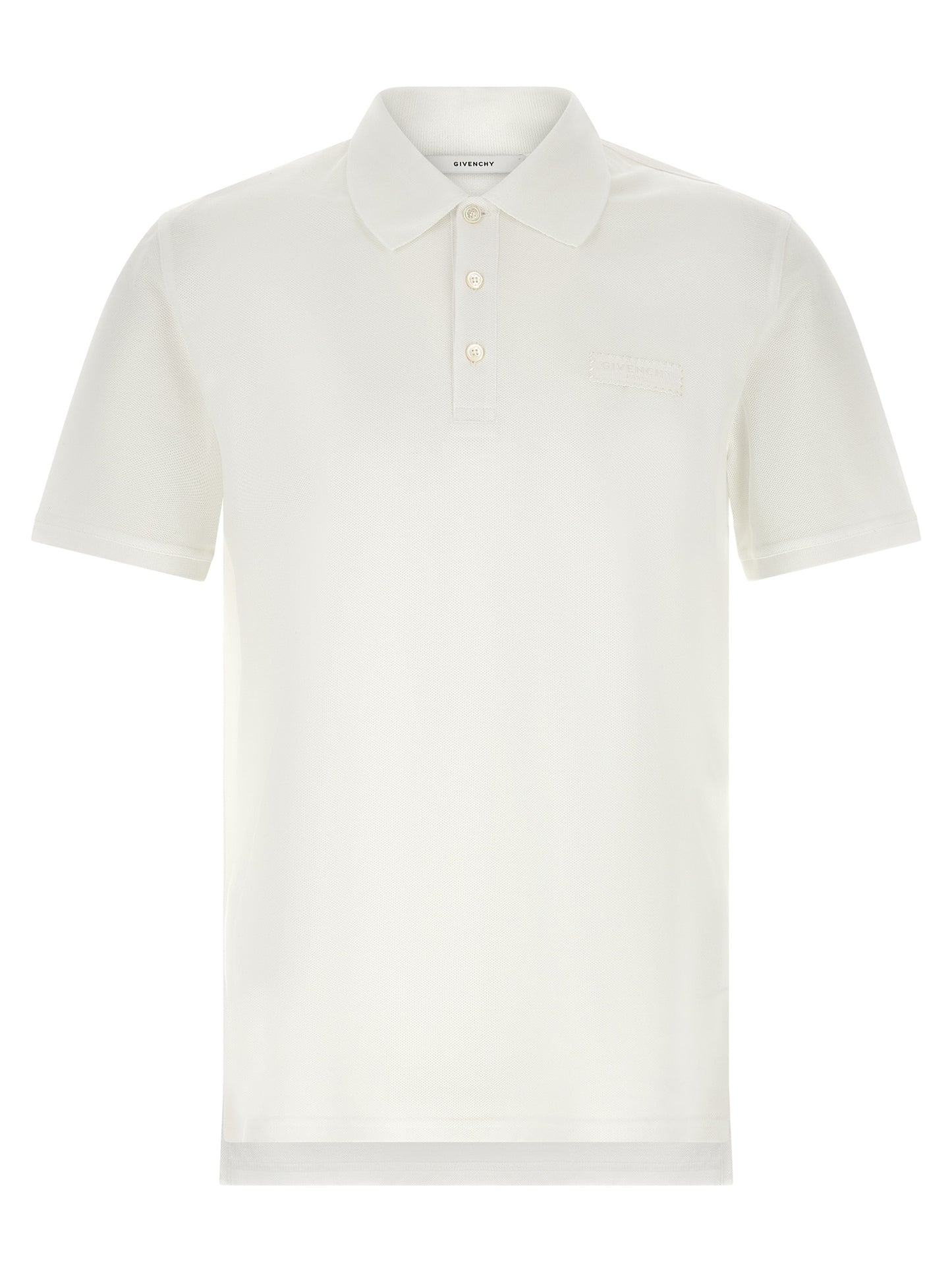 Polo Shirt by Givenchy for men in cotton white showcases a enviable silhouette, featuring a refined and short-sleeve for a enviable finish.