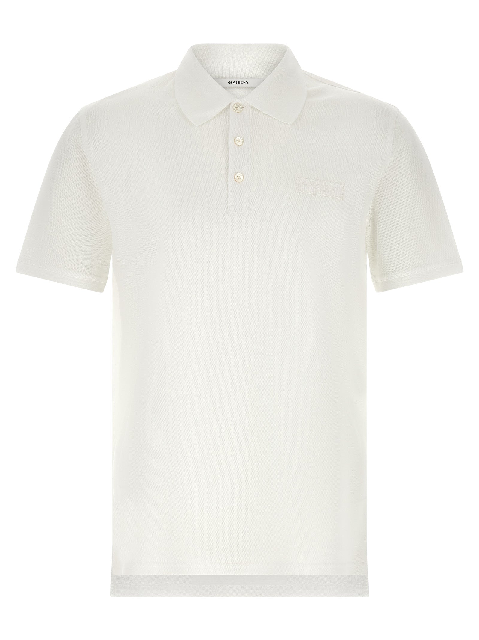 Polo Shirt by Givenchy for men in cotton white showcases a enviable silhouette, featuring a refined and short-sleeve for a enviable finish.