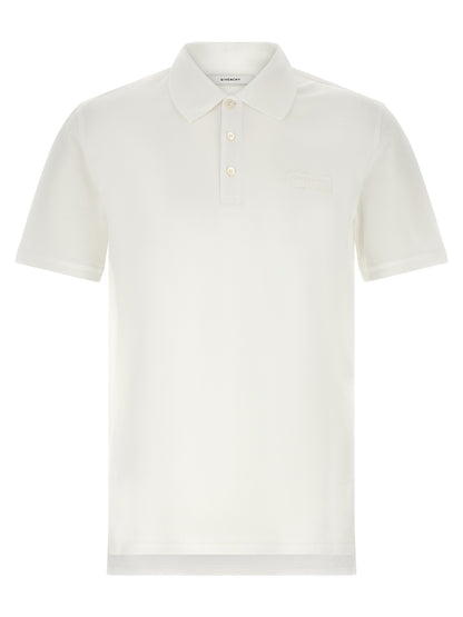 Polo Shirt by Givenchy for men in cotton white showcases a enviable silhouette, featuring a refined and short-sleeve for a enviable finish.