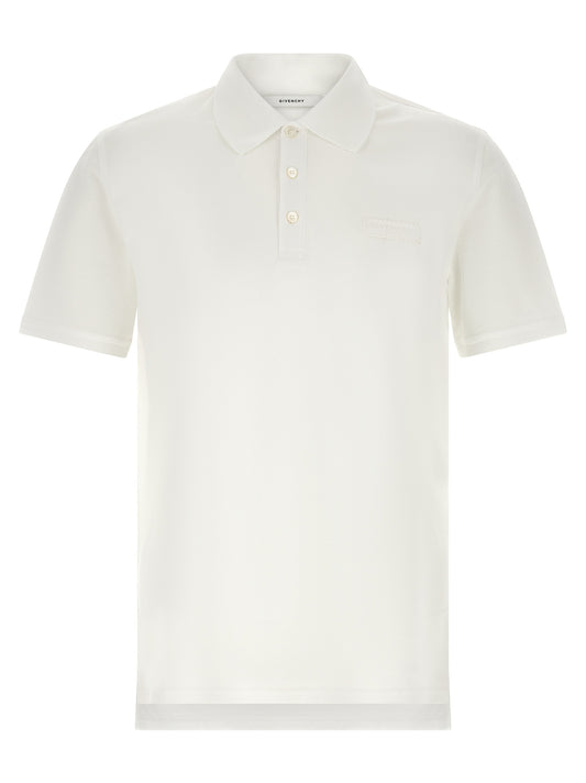 Polo Shirt by Givenchy for men in cotton white showcases a enviable silhouette, featuring a refined and short-sleeve for a enviable finish.