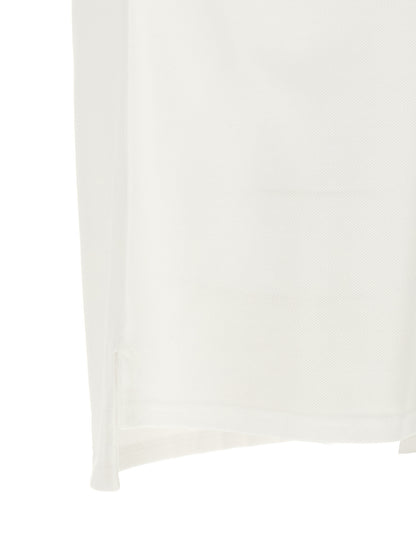 Polo Shirt by Givenchy for men in cotton white presents a sleek silhouette, featuring a refined and for a sleek finish.