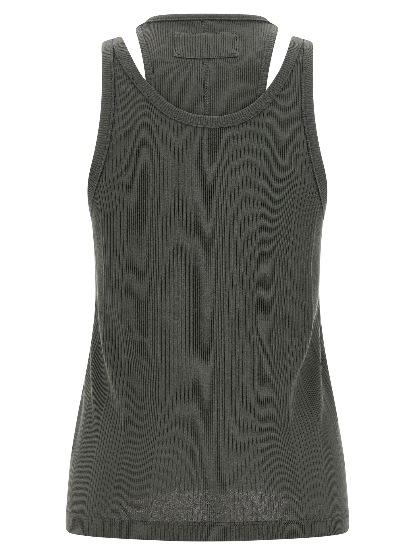 Tank Top by Armarium for women in cotton gray showcases a sumptuous silhouette, artfully detailed with a sumptuous round neckline and for a truly sumptuous finish.
