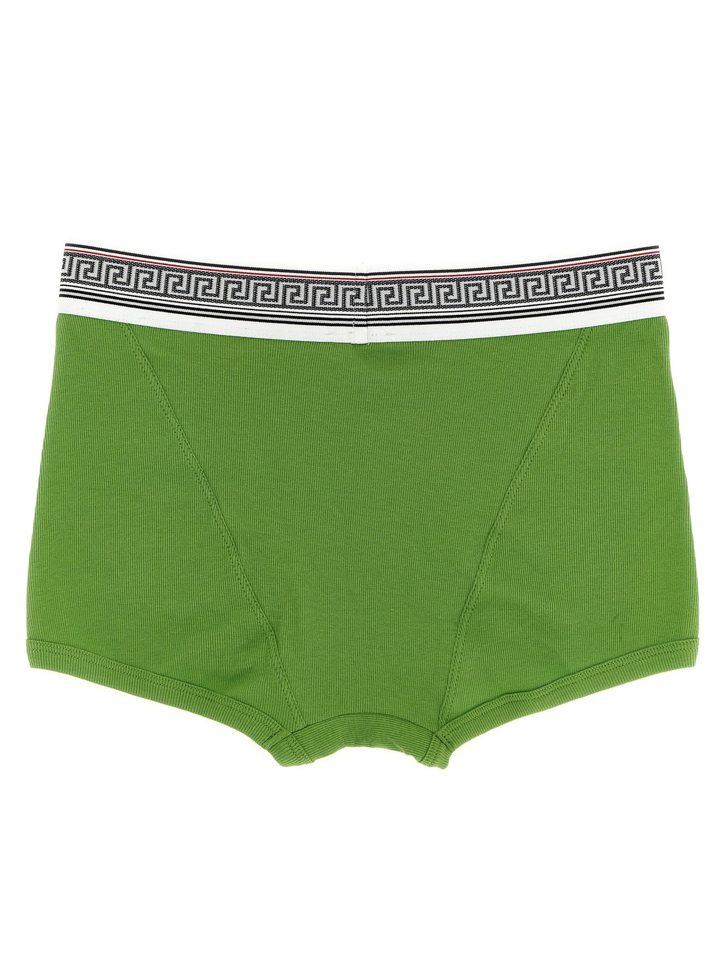Underpants by Versace for women in stretch cotton bicolour, green, patterned & jacquard features an cute silhouette, showcasing the cute design of these Women's Stretch Cotton Underpants with a cute finish.