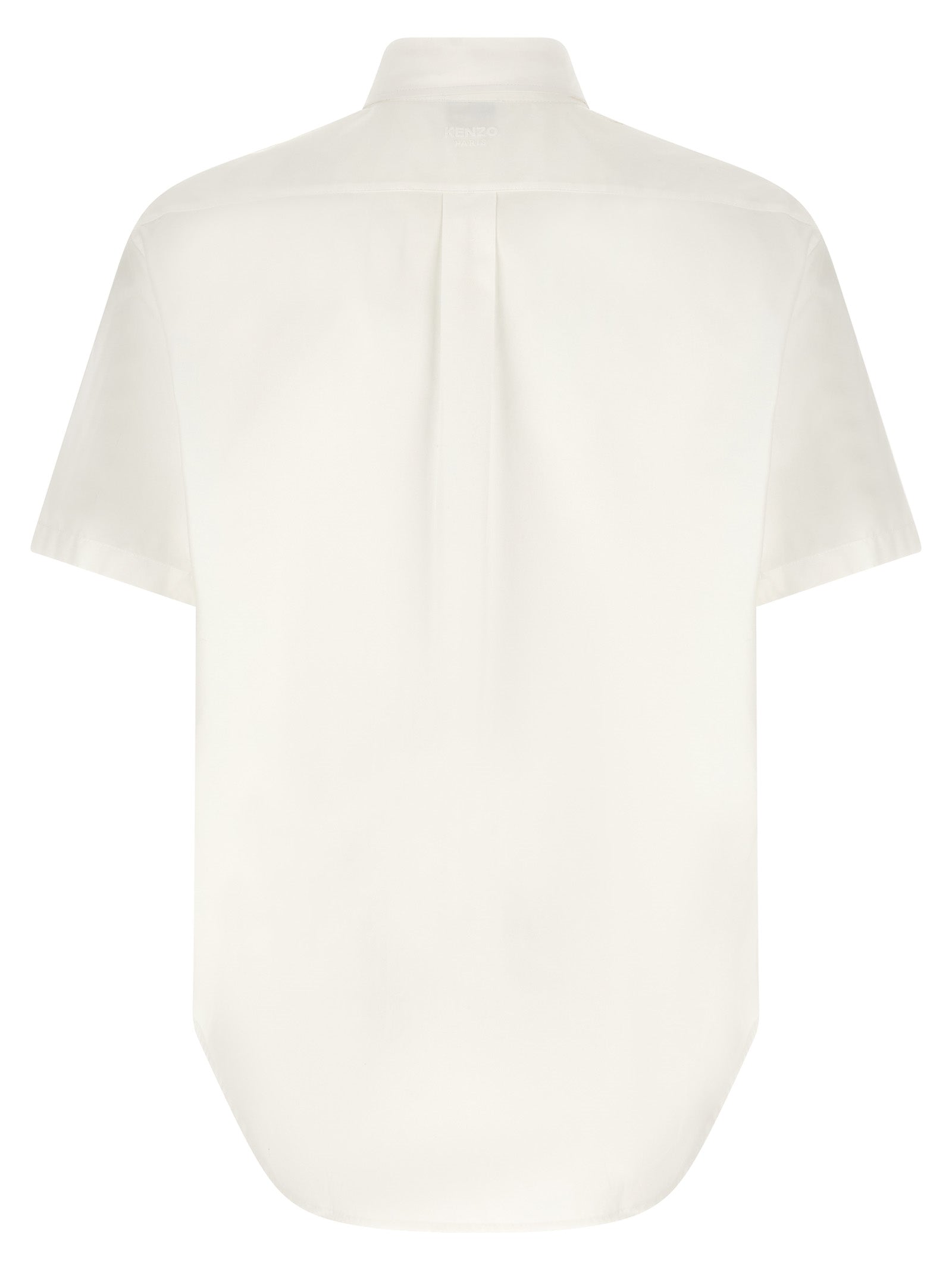 Shirt by Kenzo for men in cotton white, featuring a nuanced and nuanced for a sophisticated finish.