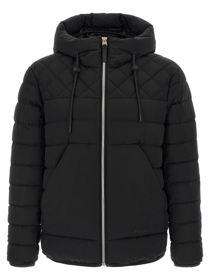 Mackage Black Nylon Full-Length Jacket
