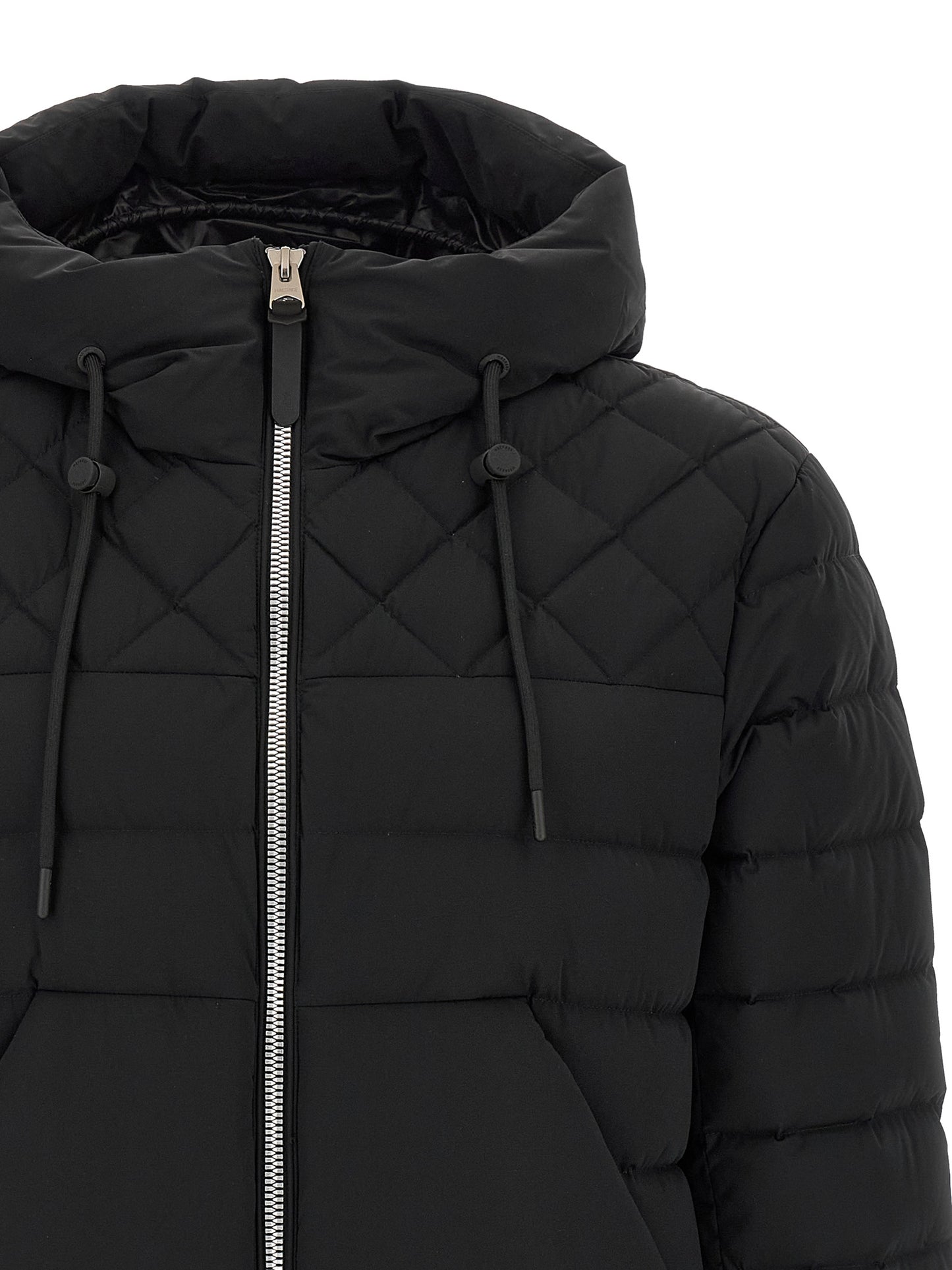 Mackage Black Nylon Full-Length Jacket