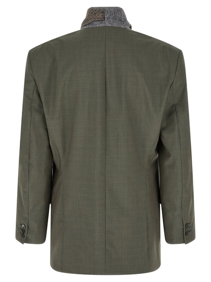 Magliano Bicolor Virgin Wool Blazer
