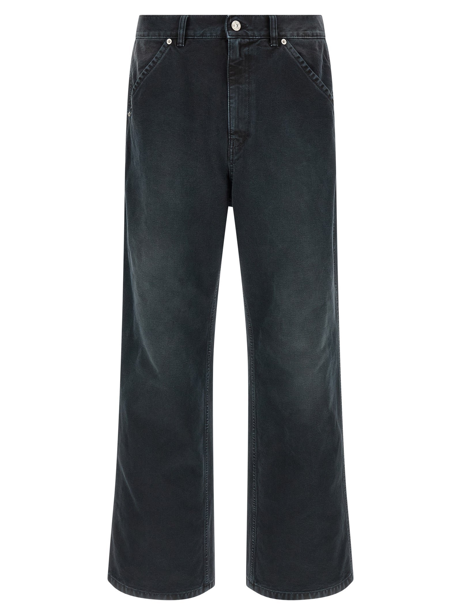 Cargo Pants by Marni for men in denim cotton black features an smart casual and long, expertly tailored with a and smart casual utilitarian details for a sophisticated look.