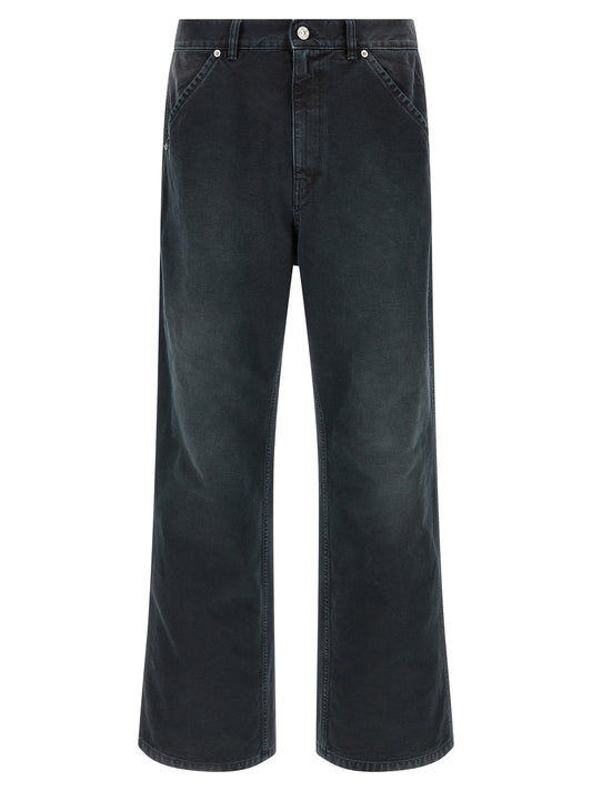 Cargo Pants by Marni for men in denim cotton black features an smart casual and long, expertly tailored with a and smart casual utilitarian details for a sophisticated look.