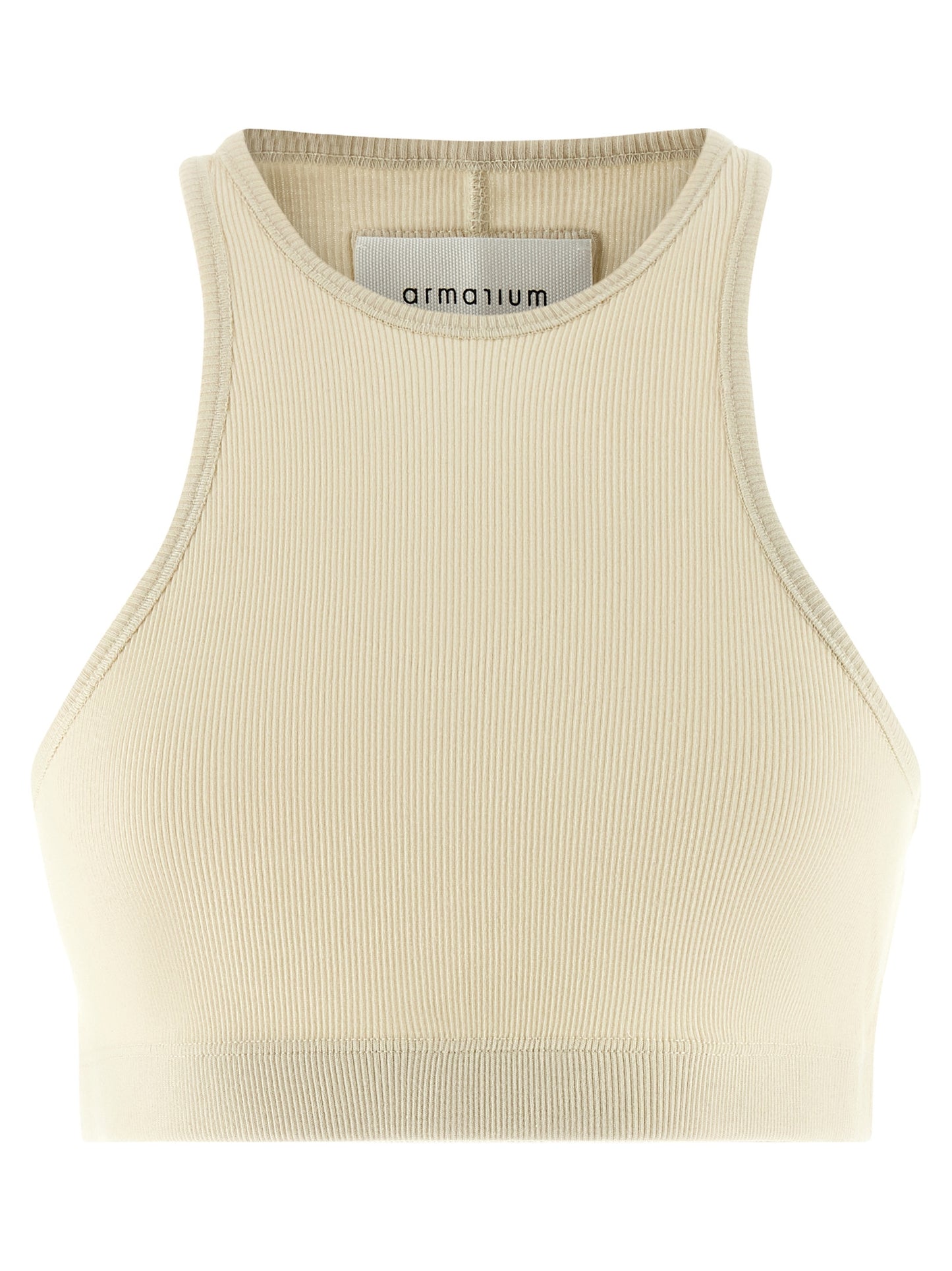 T-Shirt by Armarium for women in cotton white features an on trend silhouette, perfectly showcasing a on trend and for an elevated aesthetic.