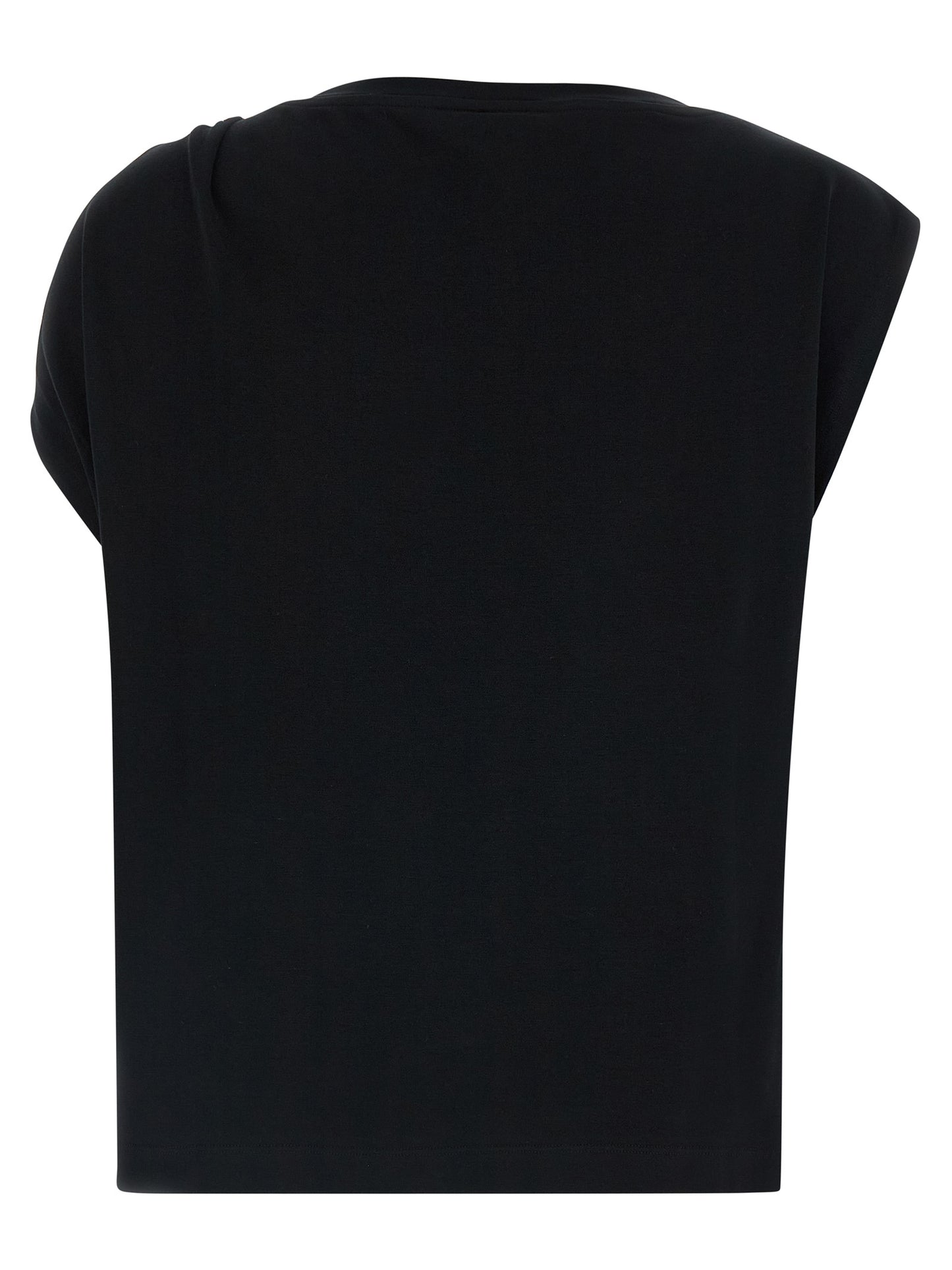 Tank Top by PINKO for women in stretch cotton black & gold presents a uncompromising silhouette, artfully detailed with a uncompromising and for a sophisticated, uncompromising finish.