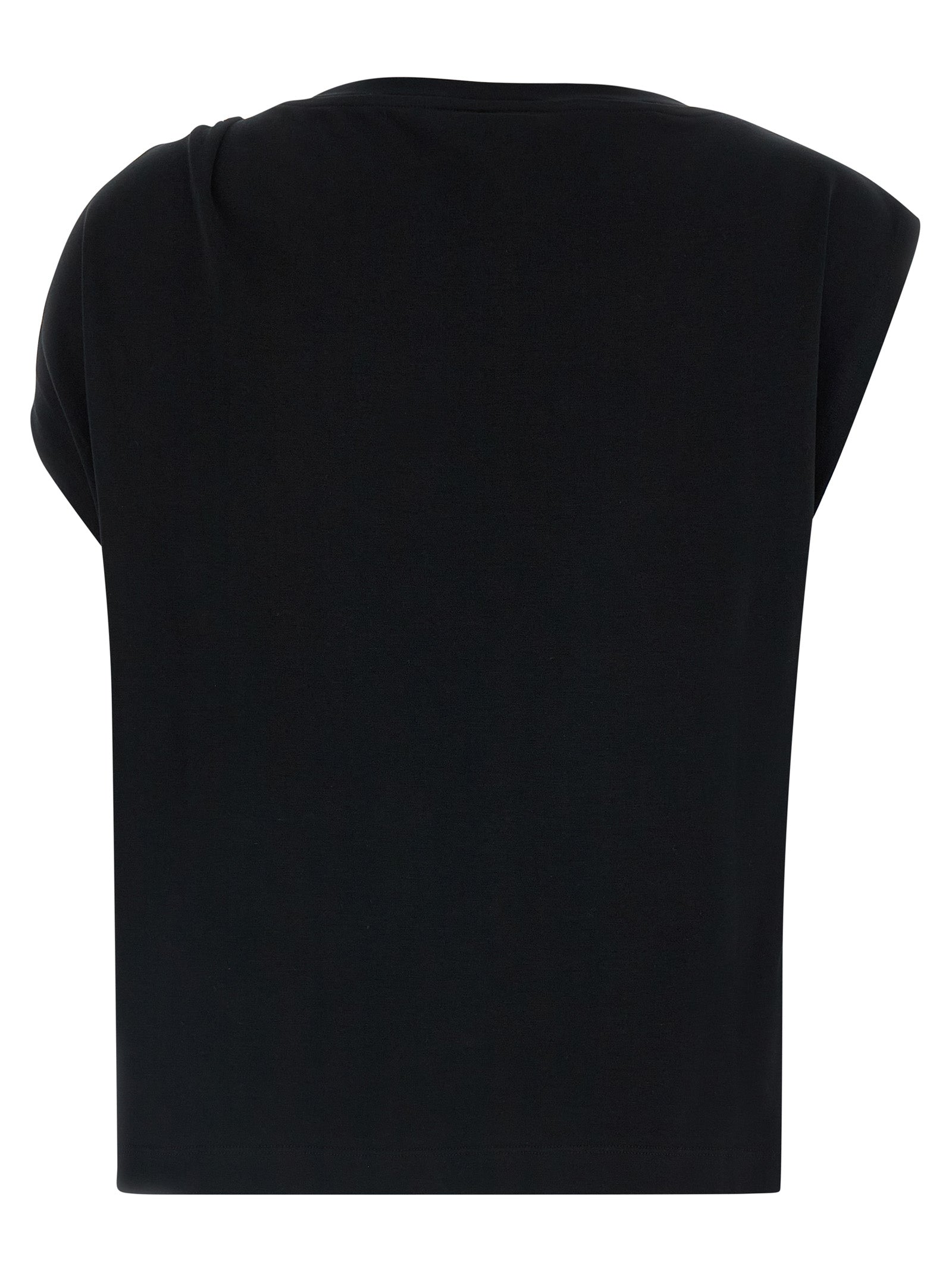 Tank Top by PINKO for women in stretch cotton black & gold presents a uncompromising silhouette, artfully detailed with a uncompromising and for a sophisticated, uncompromising finish.