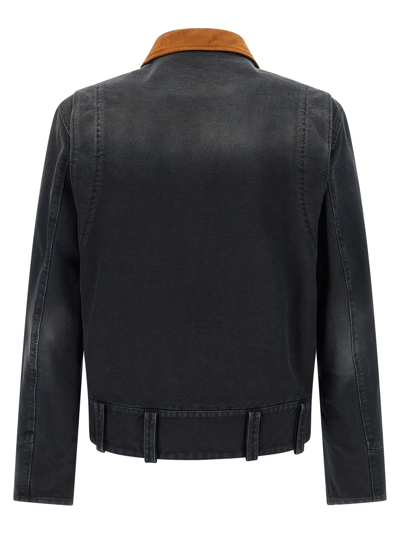 This Trucker Jacket by Marni for men in denim cotton gray & signature exhibits a edgy silhouette, meticulously detailed with functional pockets and a edgy shirt-collar neckline for a edgy finish.