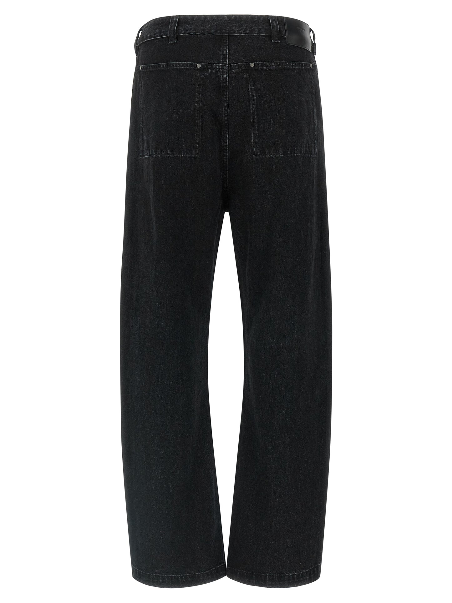 Jeans by Entire Studios for men in denim cotton black & signature features an sophisticated and straight-leg & wide with a precise long, creating a sophisticated and sophisticated silhouette.