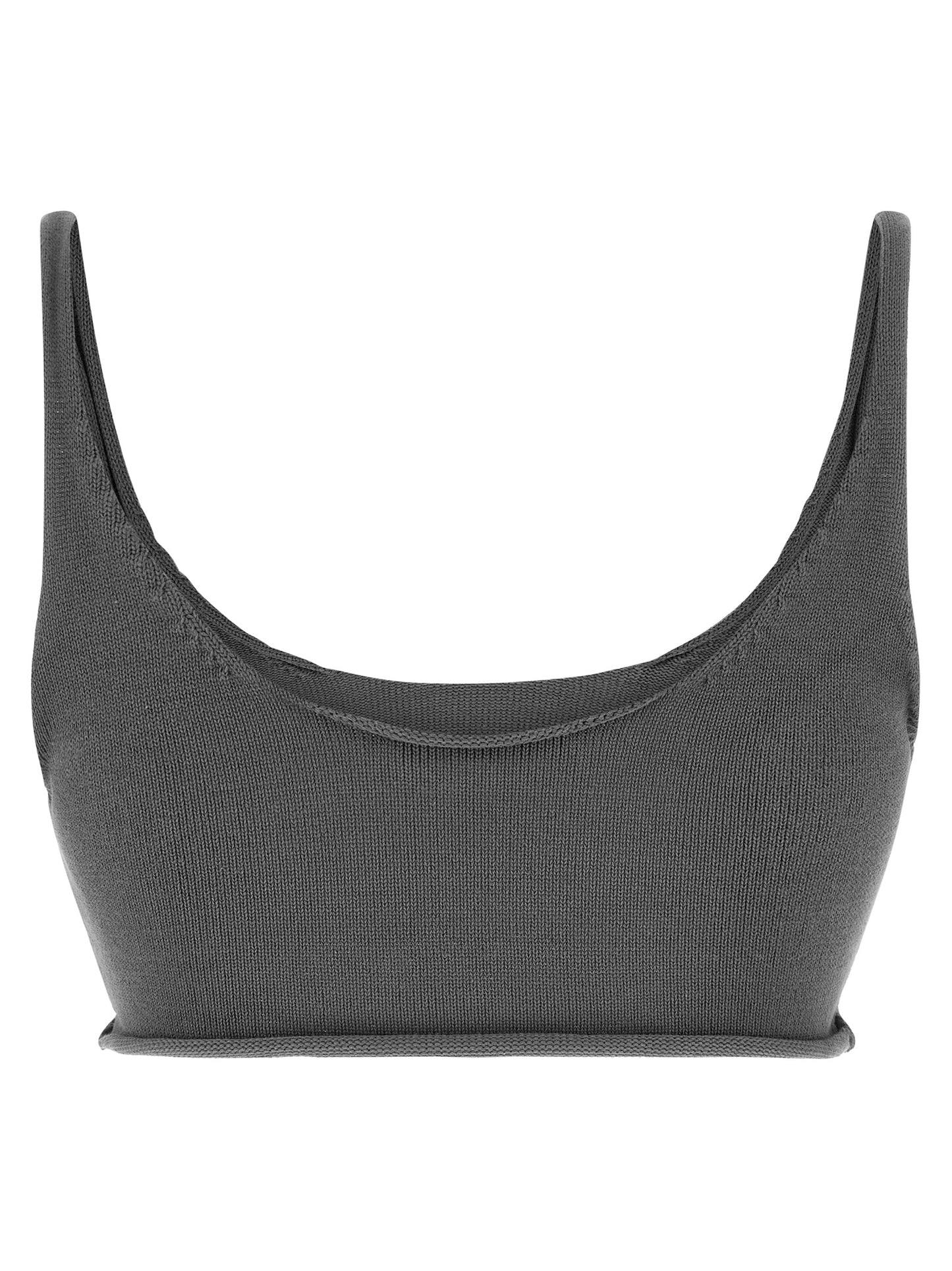 Entire Studios Women's Cotton Sport Bra - Gray