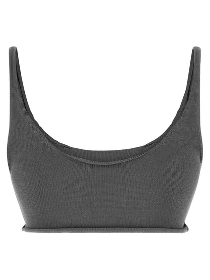 Entire Studios Women's Cotton Sport Bra - Gray