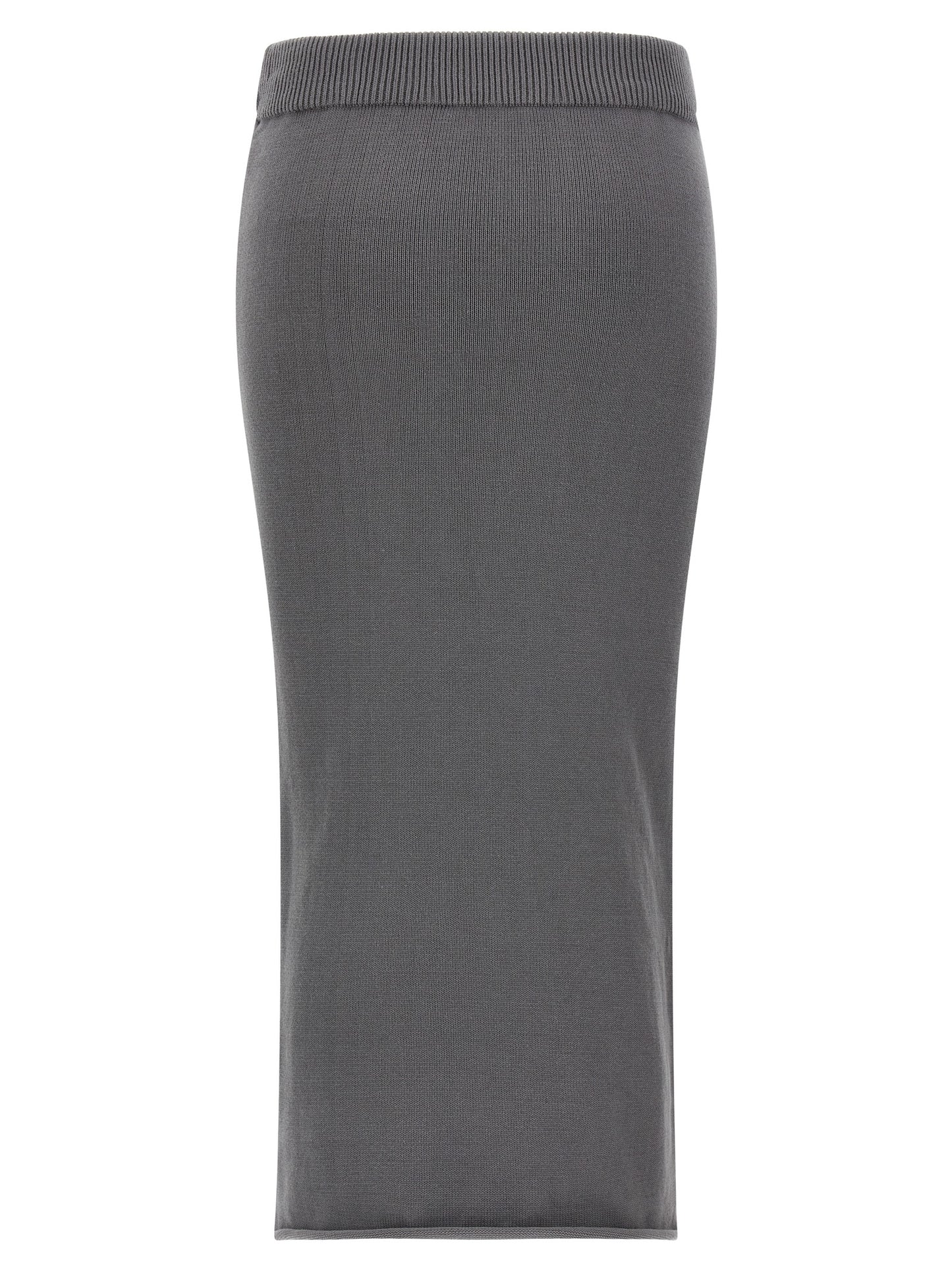 Entire Studios Women's Cotton Midi Skirt - Gray